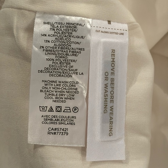 Ann Taylor Tweed Cardigan Jacket Zip Front 555824 - Picture 11 of 13